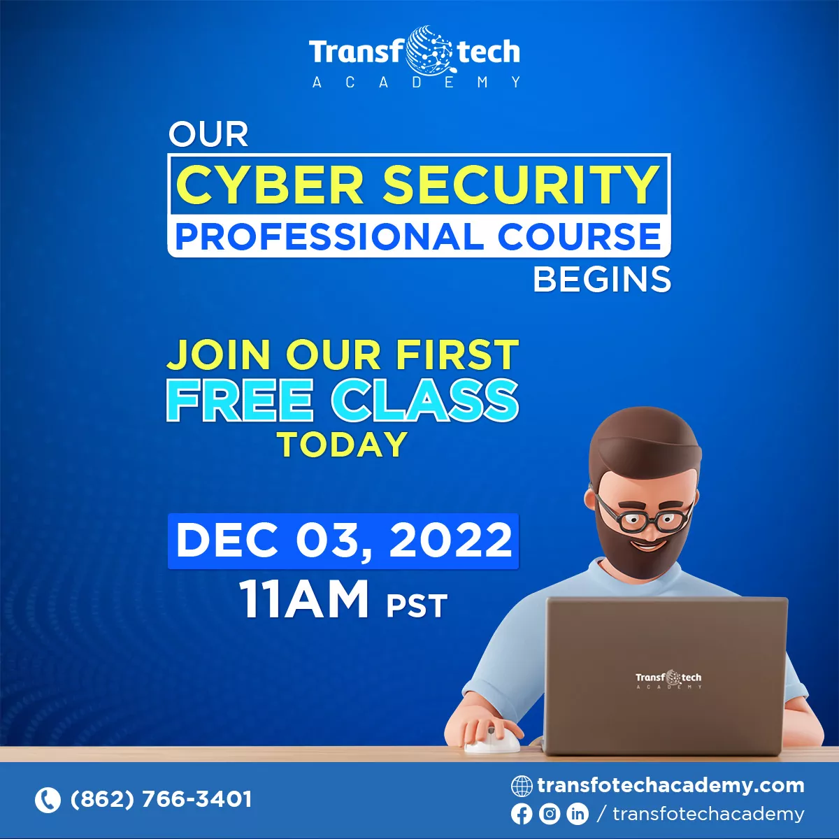 Register for Cyber Security Professional Free Class in batch 5
