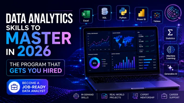 Data Analytics Skills to Master in 2026 – And the Program That Gets You Hired