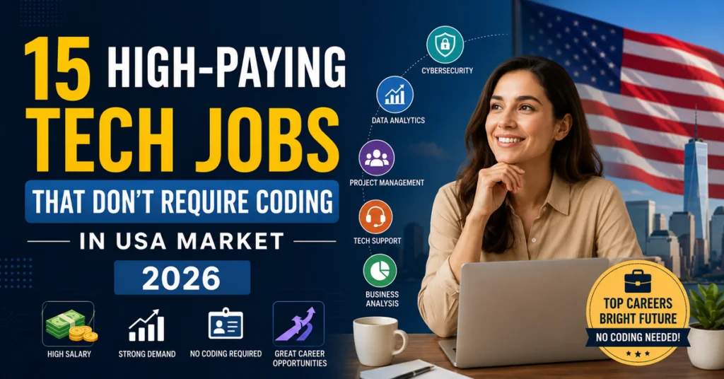 15 High-Paying Tech Jobs That Don’t Require Coding in USA Market 2026
